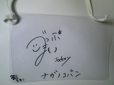 当日使用の板メガネです